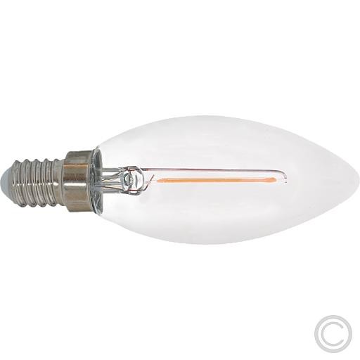 EGB Filament Kerzenlampe klar E14 1,2W 130lm 2700K