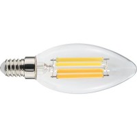 EGB Filament Kerzenlampe klar E14 6W 810lm 2700K